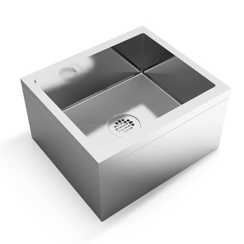 TONGMO Stainless Steel Floor Mop Sink Mop sink | 19 x 22 x 12