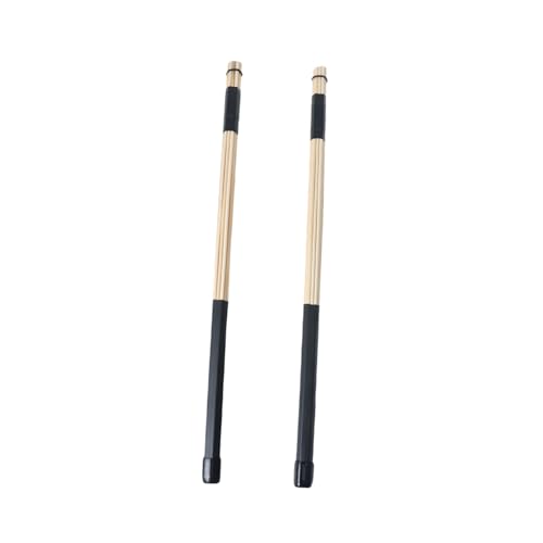 Baquetas de jazz en bambú para música jazz y folk, par de baquetas suaves tipo pincel
