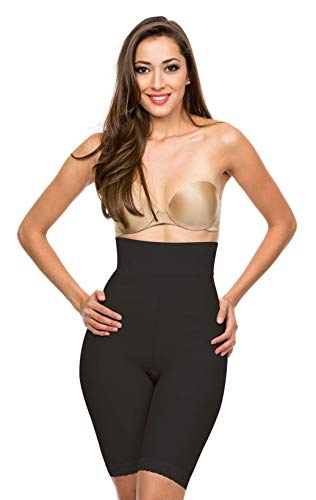 Isavela Womens 2nd Stage High Waist Abdominal Above Knee Compression Girdle (GR04)