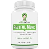 VitaMonk Melatonin Free Sleep Aid With Magnesium, GABA, Theanine and Apigenin - Natural Sleep Aid Without Melatonin, Natural Sleep Aids for Adults, Sleeping Pills for Adults, Sleeping Aids for Adults