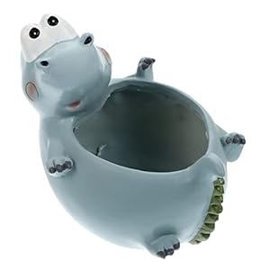 YARNOW 1Pc Handgemaakte Bloem Voor Modieus Container Hond Tafelblad Bonsai Plant Schattig Blauw Bureau Sculptuur…