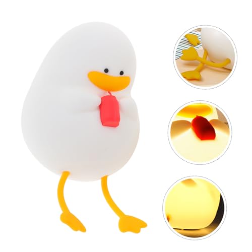Lámpara de Mesa de Noche LED de Silicona con Luz Amarilla Suave miniatura 7