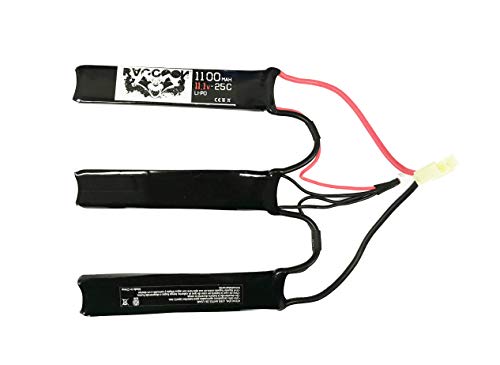RACCOON Bateria LIPO 11.1V 1100MAH-25C 3 Elemento Batería Airsoft UL CE Aprobación