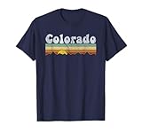 Retro Colorado apparel with vintage 70s design and colors. Classic, distressed & gently weathered graphic apparel featuring the Colorado Rocky Mountains. This vintage apparel makes a perfect gift for those who love Colorado. Whether you live in Color...