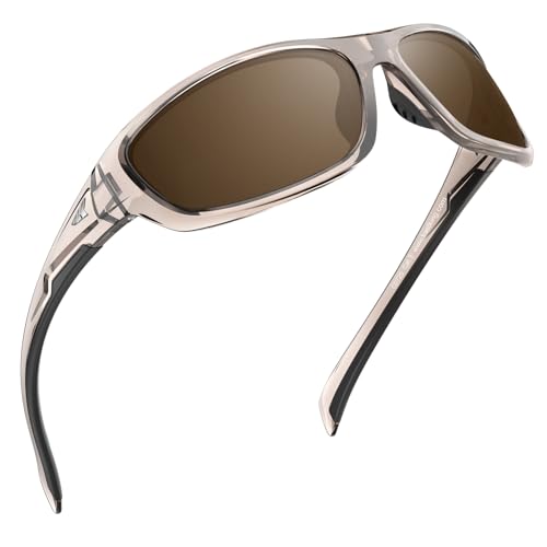Image of KastKing Hiwassee Polarized Sport Sunglasses for Men and Women, Wrap Sunglasses for Fishing Cycling and Running,UV Protection