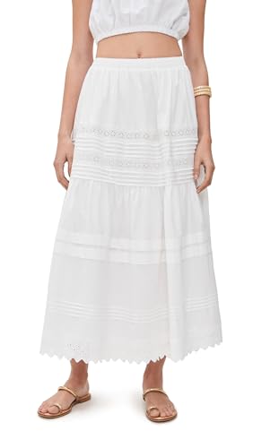 Pixie Market Women's Cotton Eyelet Skirt