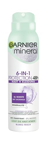 Garnier Desodorante Mineral 6 en 1, 150 ml