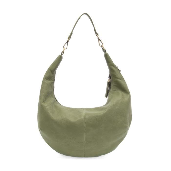 Joy Susan Women's Fashion Purse Rhea Slouchy Crescent Shoulder/Crossbody Bag Hand Bag - Sage