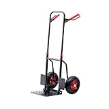 Carrito de plantas resistente con ruedas, carro de mano plegable para macetas, carro de jardín, capacidad de 660 libras