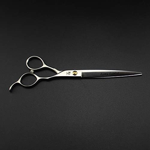 high-end Professional pet Care 7 inch pet Scissors 440C Steel Silver