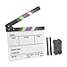 FVDPWYE Movie Clapboard Board for Photography Studio Camera Theater