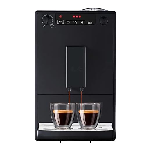 Melitta Machine à Café Automatique, Caffeo Solo, Noir Pure Black, E950-222