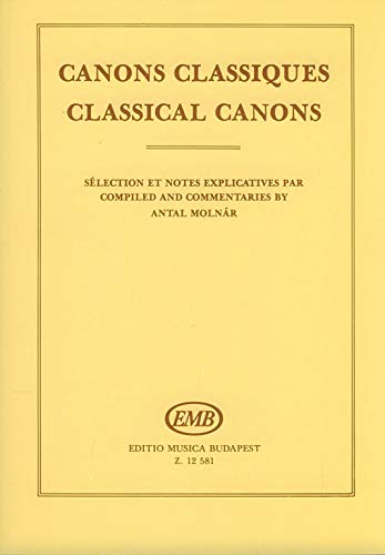 CLASSICAL CANONS without text Handbook of Solfeggio Sheet music – 1 Jan. 1983