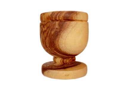 zytoon Olive Wood Communion Cup. (1.5" H)-image-49