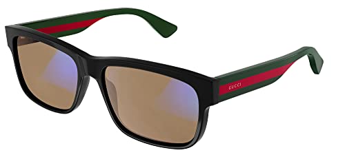 Gucci GG0340S Black/Blue&Beyond Yellow Lens 58/17/150 men Sunglasses2