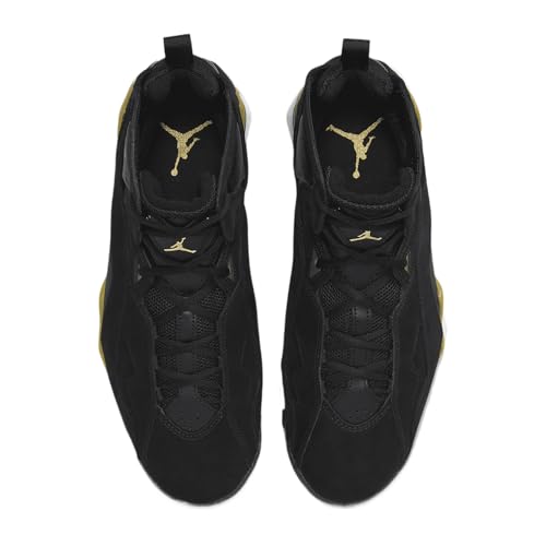 Image of Jordan True Flight Men's Shoes (342964-072, Black /White /Metallic Gold) Size 10.5