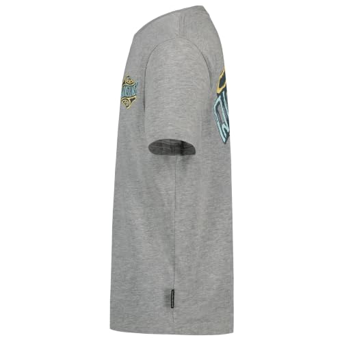 Image of Quiksilver Boys' Short Sleeve Logo Graphic T-Shirt, Soft & Comfortable, Regular Fit