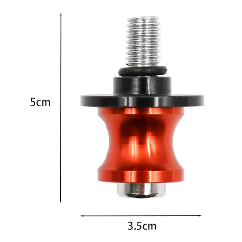 Hsthe Sea 2er-Pack Universal M10 Schwingenständer, Bobbins Spool Racing Adapter Schwingenschutz Reparaturständer, Motorradständer für Duke 125 200 250 390 690 790 890