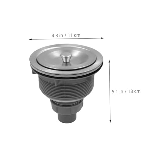 Colador para desagüe de cocina acero inoxidable miniatura 2