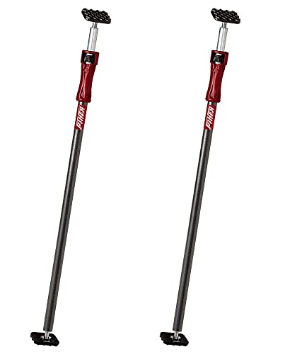 2er Set Piher Lastenstange 3. Hand Deckenstütze Montagestütze, ideal für Innenausbau, Ladungssicherung, Abstützen von Baumaterial (P3 155-290cm) Cover