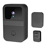 AMRTTWY Portero automático. Timbre inalámbrico intelinte for casa, cámara de Seguridad con Monitor y visión Nocturna. Videoportero