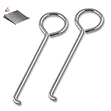Stainless Steel Drain Key for Oatey Designline Shower Drains – Universal Grate Removal Tool for Linear & Square Models - 2 PK