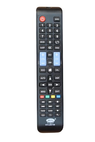Image of V3Deals YIQ /Intex 3263 /Intex SHF 3265 /BeethoSOL /Clarion /Akiva /eAirtec China LED LCD Smart LED /LCD TV Remote | No Voice Command | with Netflix, Prime Video, YouTube,& Hotstar Hotkeys (China LED 156)