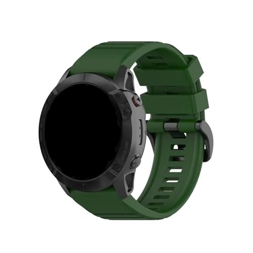 ���[�V�����V���J�Q���x���g�ɓK������Garmin Descent Mk 2 2 S/Fenix 6 S 6 X 5 X 5 5 S/Forerunner 945 935(Green,22mm For Fenix 6 Pro)