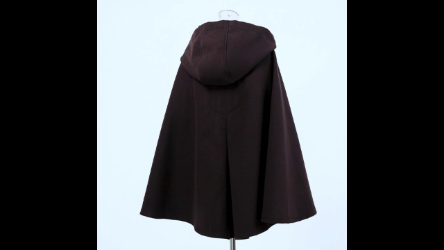 GRACEART Capa Larga Con Capucha Y Guantes – Disfraz Gótico Medieval Para Hombre Y Mujer (Negro, Rojo, Verde Y Marrón)