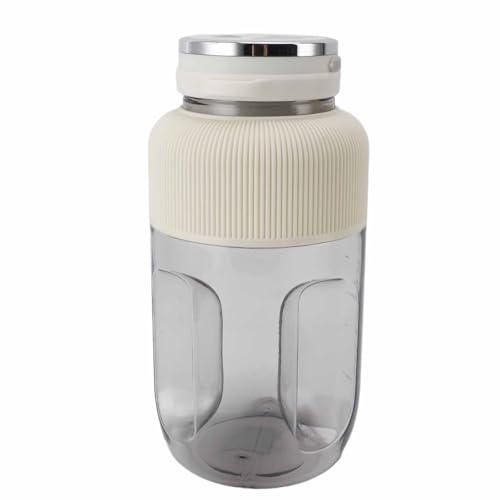 Electric Juicer Cup Blender Machine for Convenient Juicing Anywhere, Anytime (White)