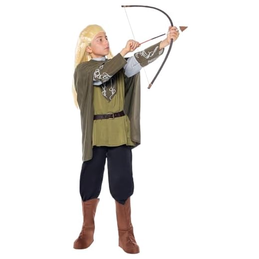 Funidelia | Disfraz de Legolas - Señor de los Anillos niño Hobbit, Lord of the Rings - Disfraz niños y divertidos accesorios para Fiestas, Carnaval y Halloween - Talla 10-12 años - Gris/Plateado