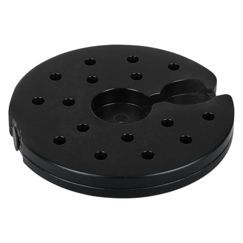 BETOOKY Contrappeso per Base Lampada da Tavolo in Metallo Base Rotonda Peso 190X22 MM Supporto Stabile per Lampada da Terra e Comodino Telaio Luminoso Superficie Liscia per Uso Ufficio