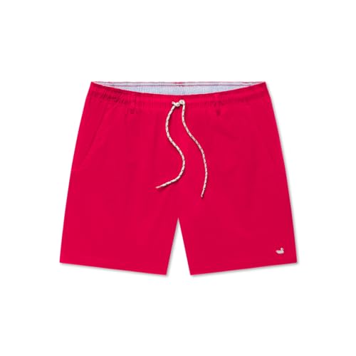 Southern Marsh Dockside Swim Trunks, Red, Small
