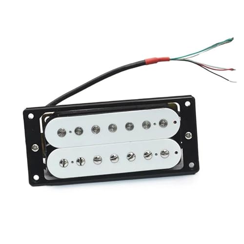 エレキギターピックアップキット 7弦エレキギター ハムバッカー デュアルコイル エレキギターピックアップ コイルスプリットピックアップ N8.5K/B14K出力 ギターパーツ(Neck B)
