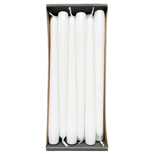 Nordring Lot de 12 velas cónicas de 2,3 cm x 25 cm de alto -