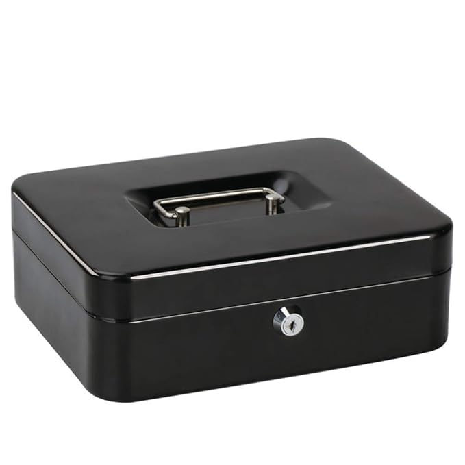 VINSU Latest Heavy Metal New Locking Large Cash Box For Home Office Shop Money Cash, Multi-color (B0CVN5SGBW) Amazon Price History, Amazon Price Tracker