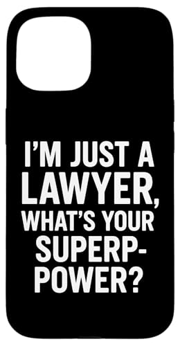 Funny Lawyer Superpower p [K[AA[g X}zP[X iPhone 15 p