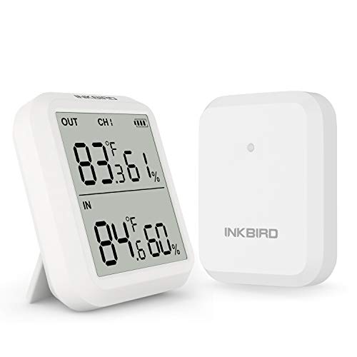 Inkbird ITH-20R Digital Hygrometer Indoor Outdoor...
