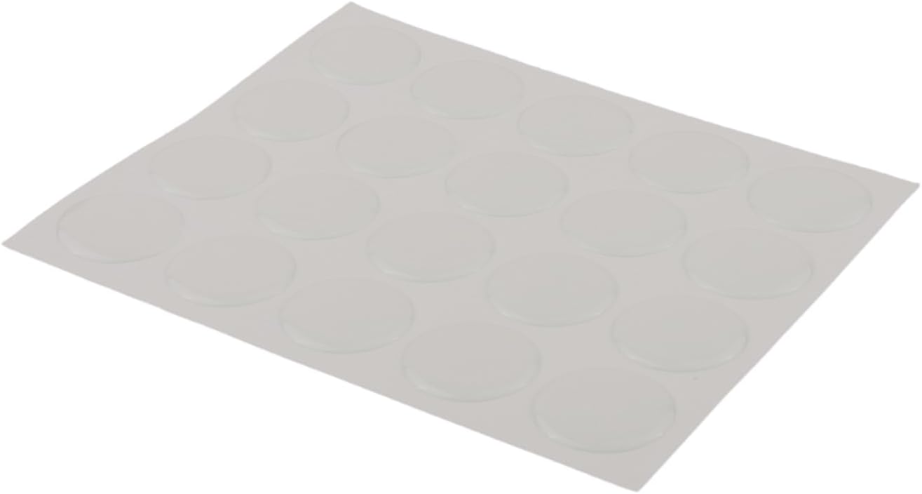 500pcs Clear 1-Inch Epoxy Stickers for DIY Craft Bottle Cap Pendants