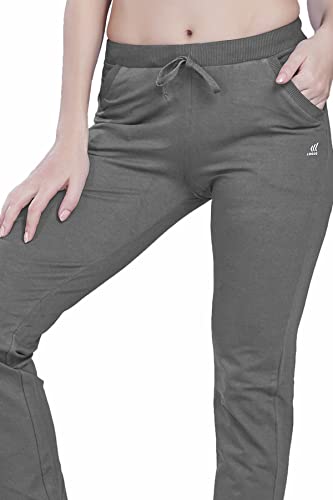 Image of Women's Solid Regular FIT ENRICH Cotton Track Pant