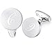 Produktbild HONEY BEAR Briefe Initialen Buchstabe manschettenknöpfe Herren Edelstahl Hochzeit Cufflinks Manschettenknopf Gebürstetes Silber (C)