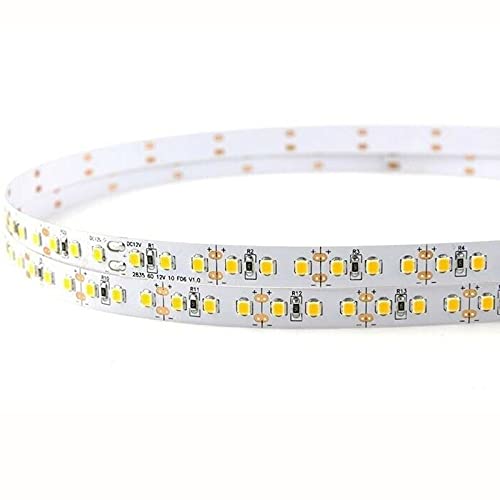 Lampo Strip Striscia LED 3528 180led/m 24V 14.4W/mt Bobina 5 Metri 72W Flessibili Alta luminosità - 6400°K LUCE FREDDA, IP64 Per Esterno