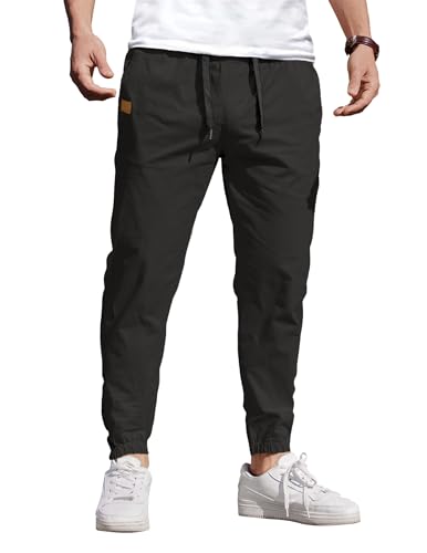 Pantalons cargo joggers hommes COOFANDY confort stretch à cordon