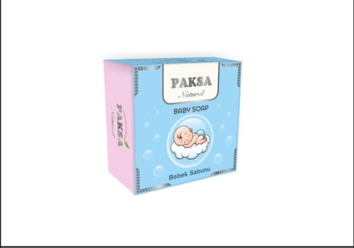 PAKSA Baby Soap, 100% Natural Oils, Sensitive Skin, Pleasant Scent, (Pack of 1)