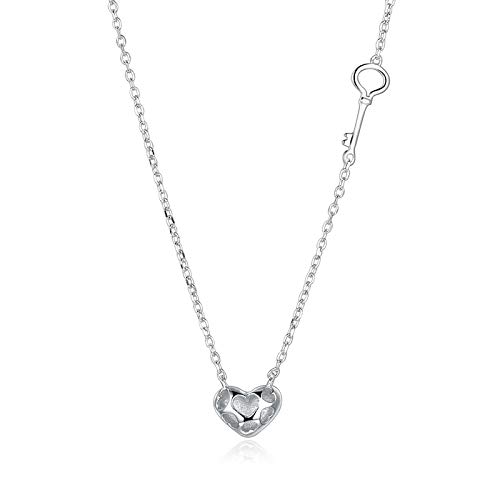 Collier en Argent Sterling 925 et Coeur Exquis : Bijou Haute Qualité Non Allergique
