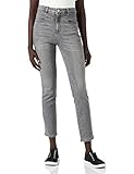 BOSS Damen Skinny Crop 1.3 Hellgraue Skinny-Fit Jeans aus Super-Stretch-Denim Silber 32