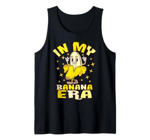 Funny In My Banana Era Fruit Lover Banana Squad Vintage Camiseta sin Mangas