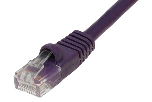 Cable de Red Ethernet Cat 5E UTP 6ft Morado miniatura 2