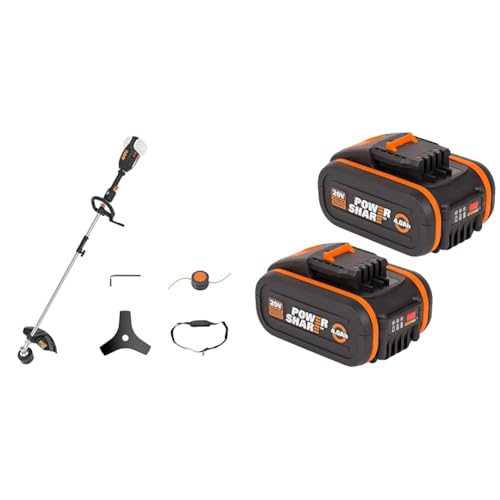 WORX Nitro WG186E.92 Akku Rasentrimmer & Freischneider 40V &...