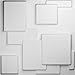 Ekena Millwork WP20X20GOWH 19 5/8"W x 19 5/8"H Gomez EnduraWall Decorative 3D Wall Panel Covers 2.67 Sq. Ft.